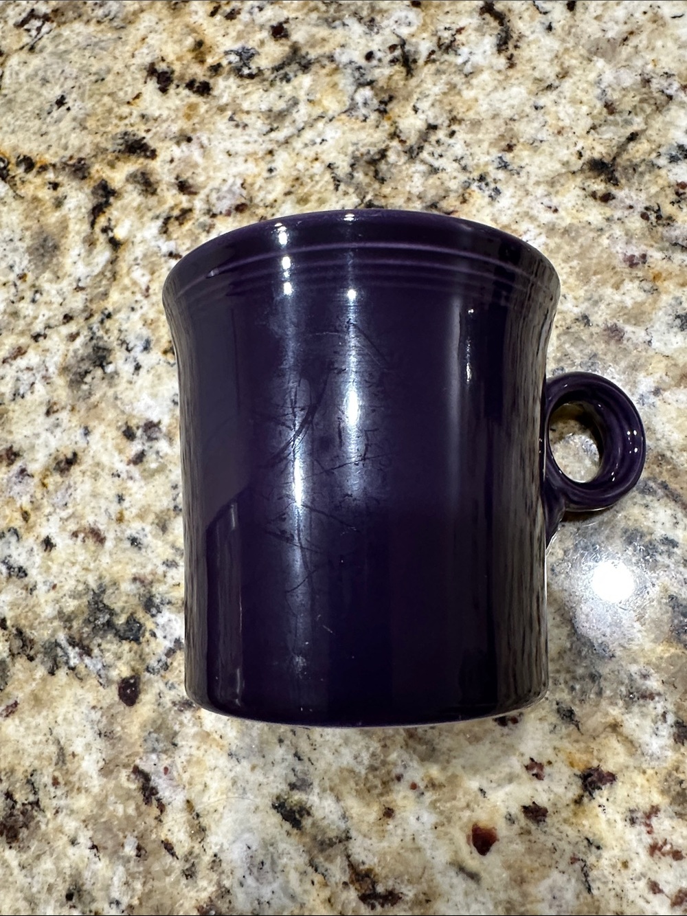 Fiesta Purple Ceramic Mug with Loop Handle